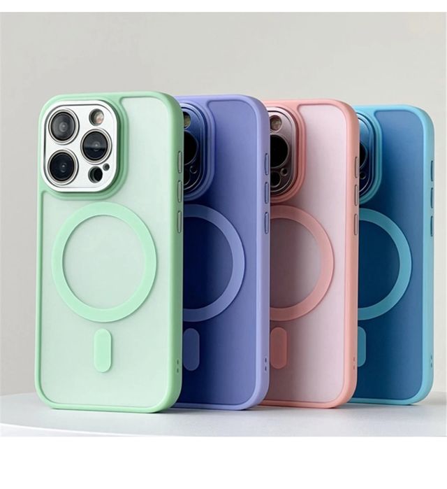 Husa Incarcare Magnetica Plastic Mat Iphone 11/12/13/14/15/16/PRO/MAX