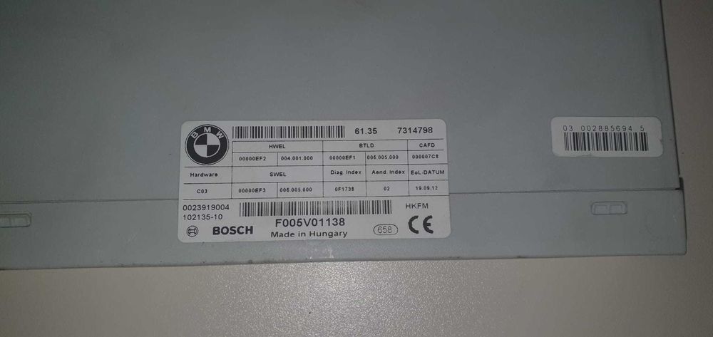 Modul Inchidere haion, portbagaj BMW F31 F005V01138