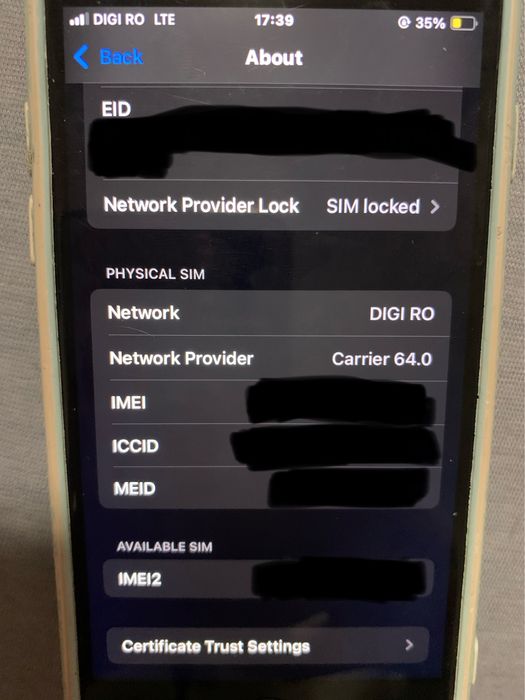 Deblocare retea iPhone (SIM LOCK)