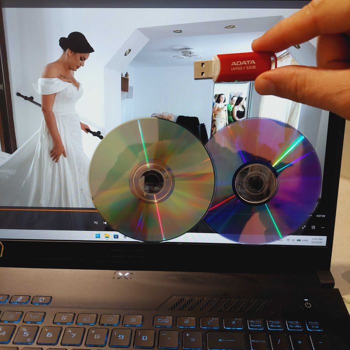 DVD CD Blu-ray pe Stick USB sau Hard Disk Transfer rapid / Salvez amintiri video/nunta,botez / filmări vechi de familie