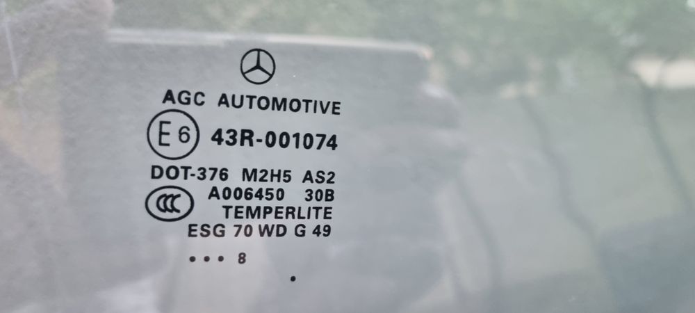 Mercedes GLE, ML W166 Оригинално предно дясно стъкло