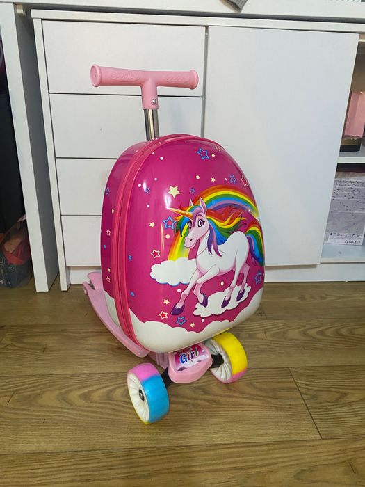 Valiza trotineta copii