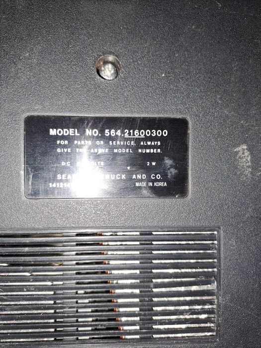 Vand casetofon portabil functional vechi, SEARS 564, made Korea