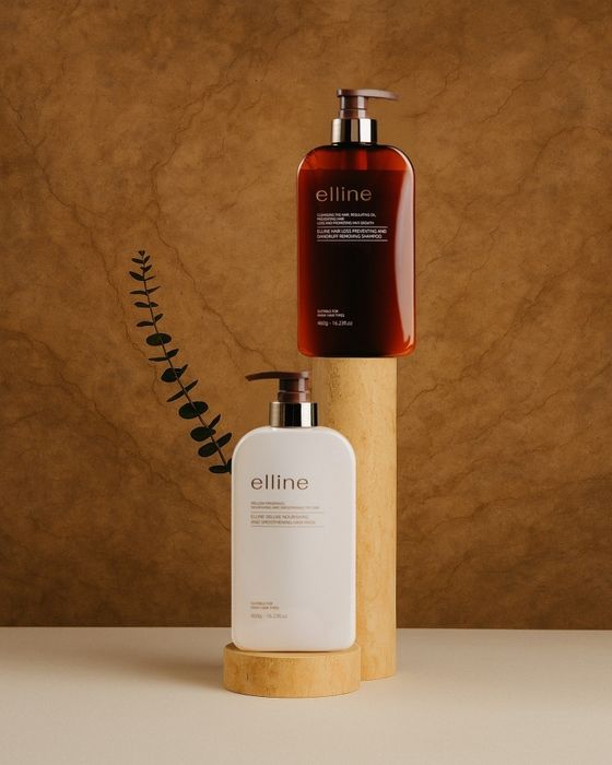 elline СПФ, шампунь и бальзам