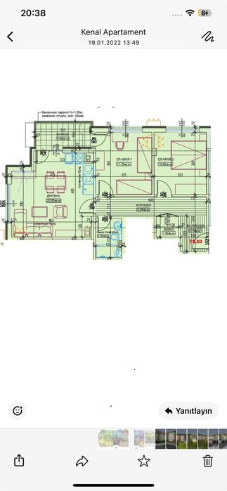 Продава се Тристаен апартамент в Търговище, Център - 84 кв.м за 1348 €/кв.м - Снимка #9