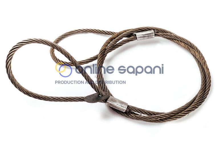 Стоманени сапани (въжени сапани с уши) от ф 5мм до ф 52мм с уши