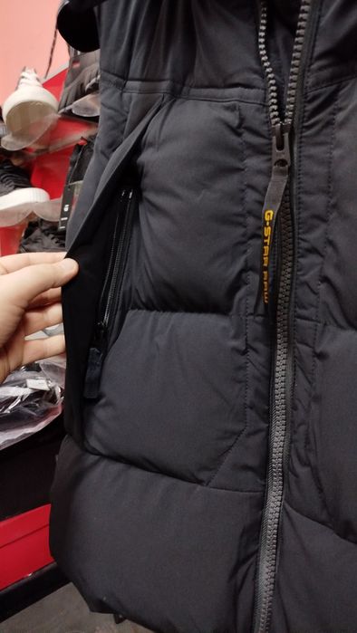 Водоустойчив елек / грейка G-Star Raw G-Whistler M нов мъжки черен