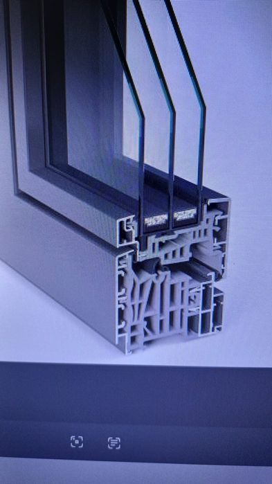 Vand tamplarie Pvc Premium cu geam tripan