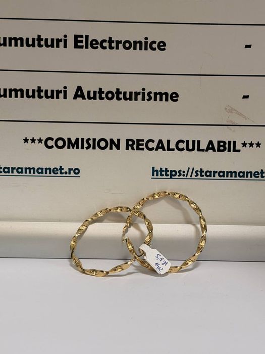 Cercei aur 14k 5,8gr (cdc)