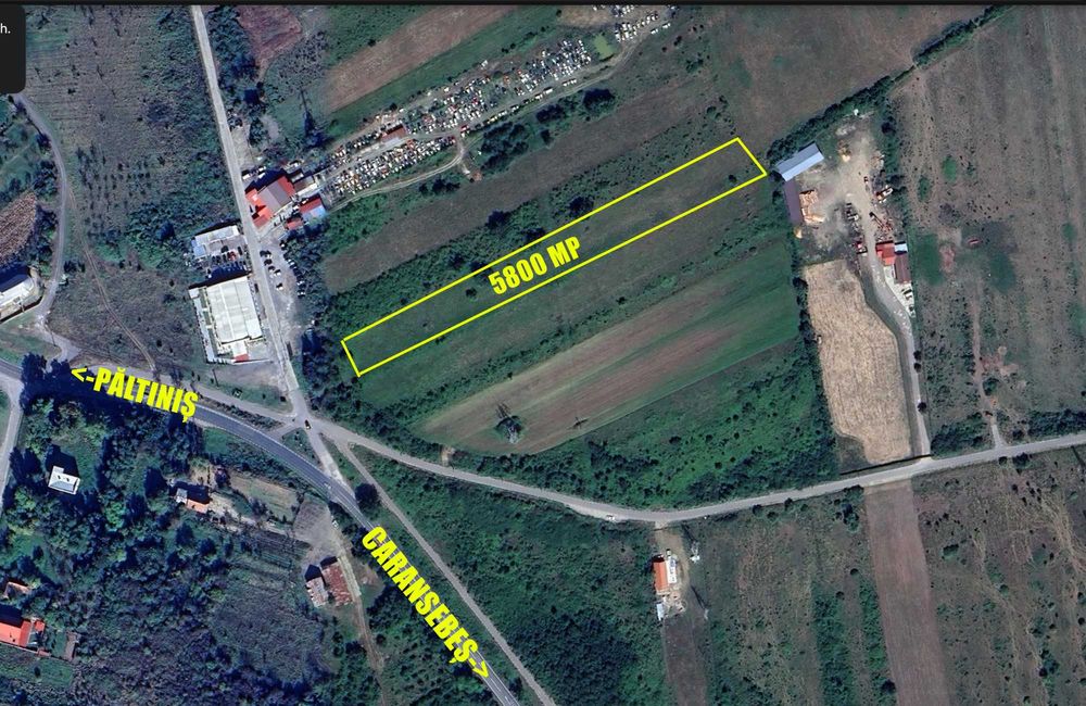 Teren extravilan în Păltiniș - Șes lângă Biserică