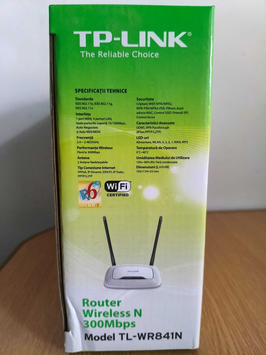 Router TP-Link TL-WR841n, 300Mbps single-band
