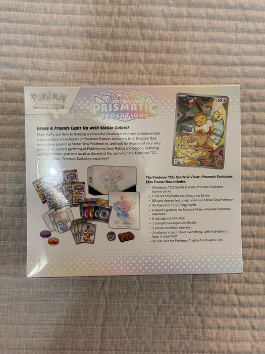 Pokemon tcg Prismatic Evolutions elite trainer box etb
