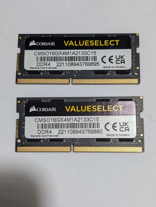 Ram laptop Corsair ValueSelect, 32GB, 2x16GB DDR4