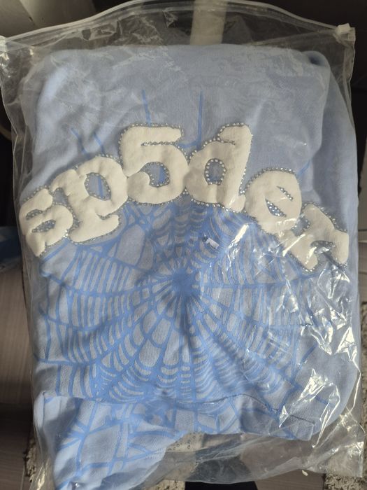 Spider hanorac baby blue ‼️