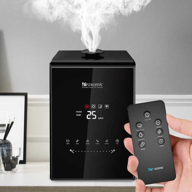 Umidificator Smart Home - control prin aplicație sau asistent vocal