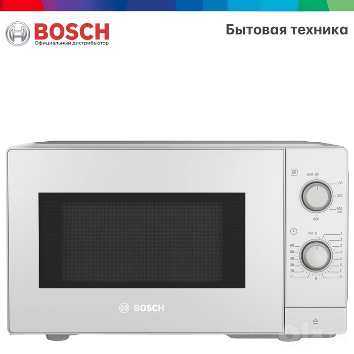 Микроволновая печь Bosch FFL020MW0 соло, 20л, белая