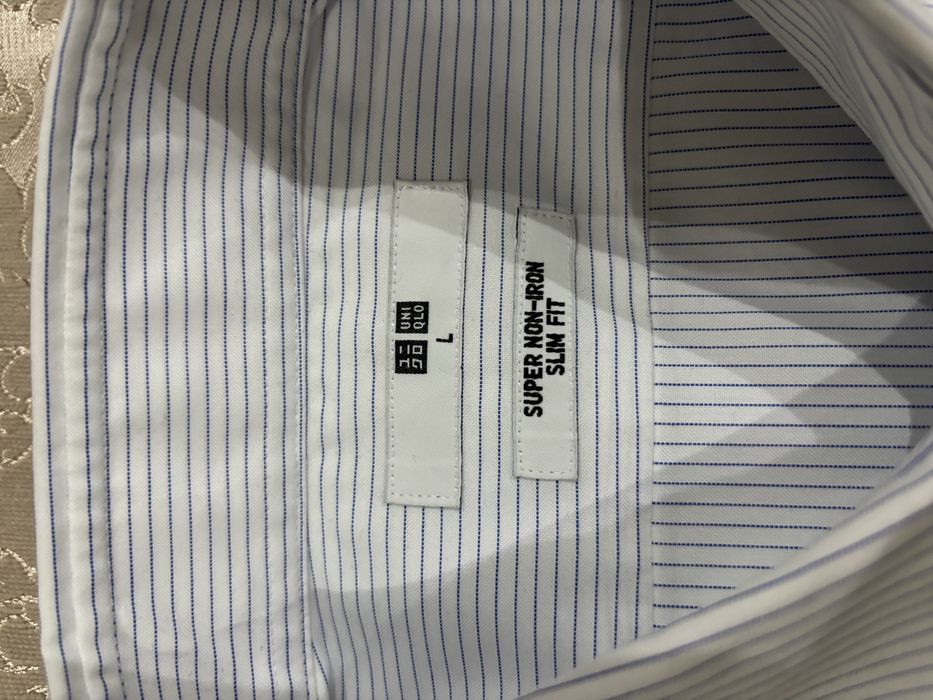 Рубашки мужские Uniqlo