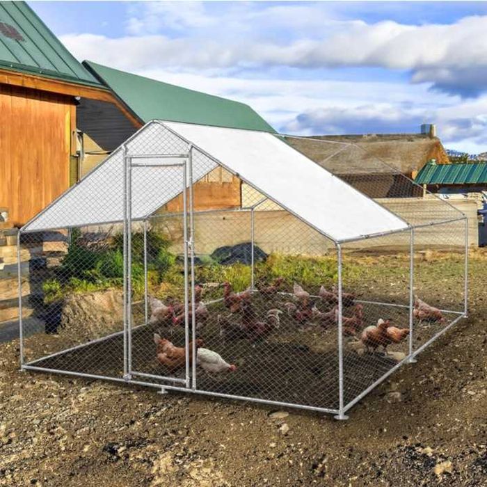 Птичарник 3х3м Клетка за пилета Кокошарник кокошарници клетки кокошки