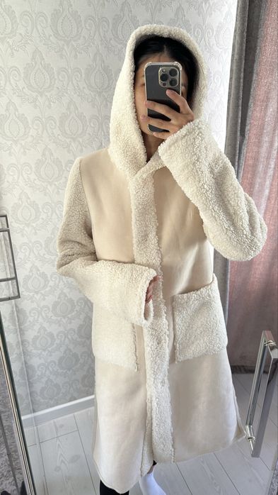 Двустороннее пальто-шубка