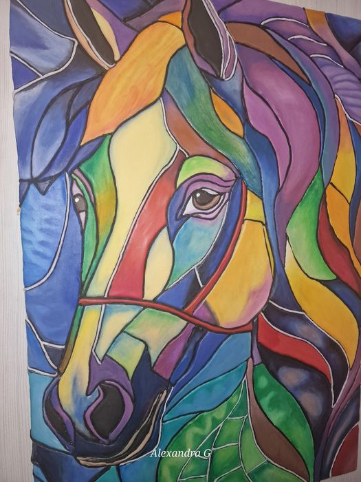 Картина в лоскутной технике