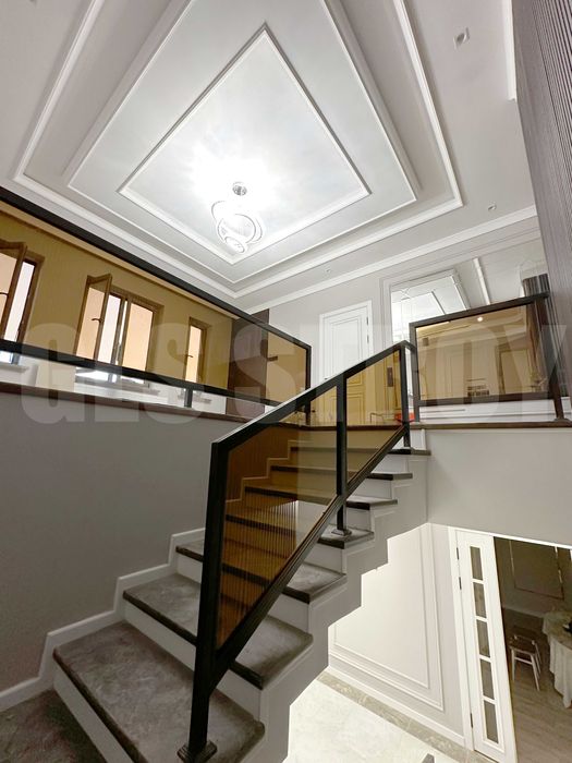 Стеклянные перила, перила, перегородки, ограждения, oynalik perila