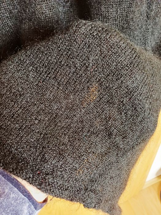 Черна жилетка с мохер by Malene Birger S