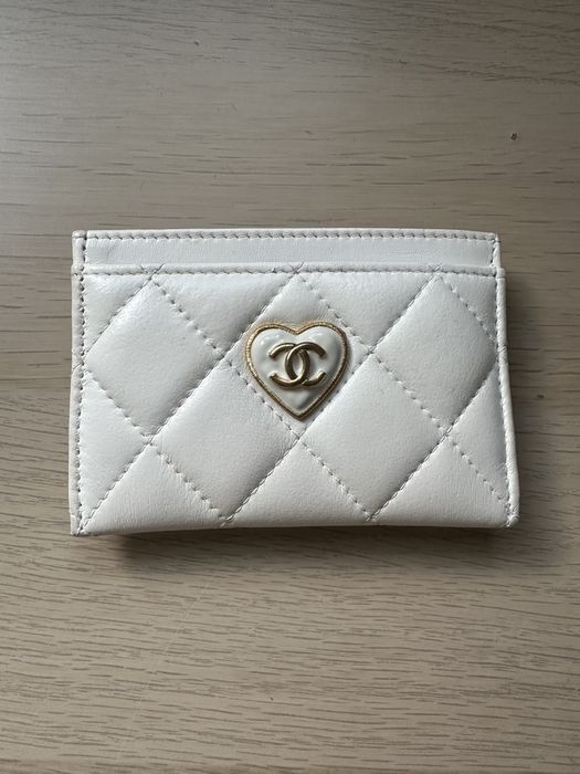 Chanel портмоне бяло