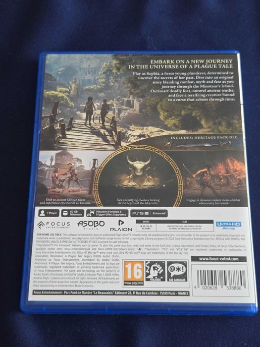 Resonance A plague tale legacy за Ps5