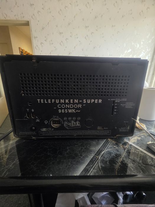 Ретро лампово радио Telefunken super condor 965wk
