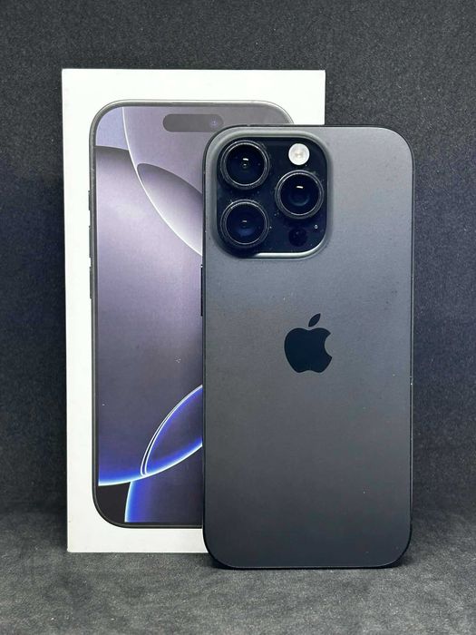 iPhone 16 Pro Black Titanium 128GB / Перфектен