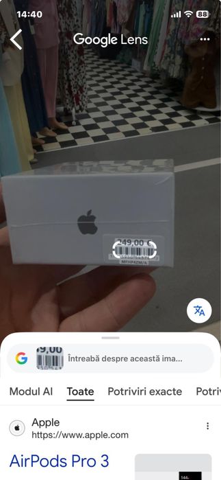 Vand Air pods 3 sigilat