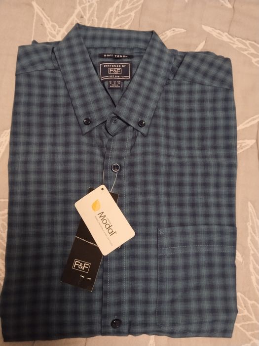 Новая мужская рубашка 46р.