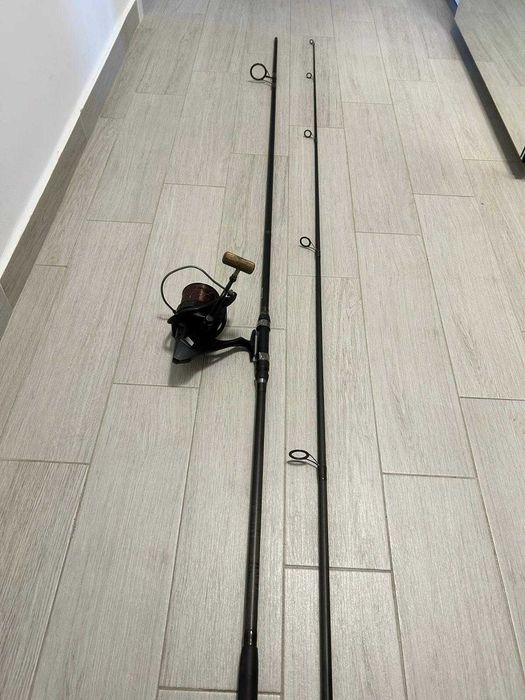 Set pescuit crap complet Okuma 8K+Baracuda Competition+vaporas plantat