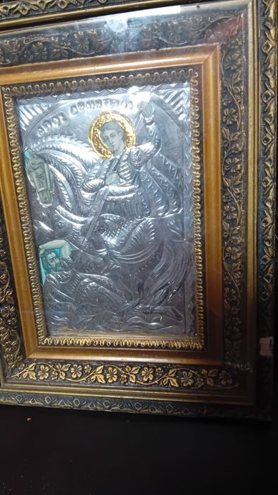 Старинни  икони Иисус  Христос  и Св. Георги
