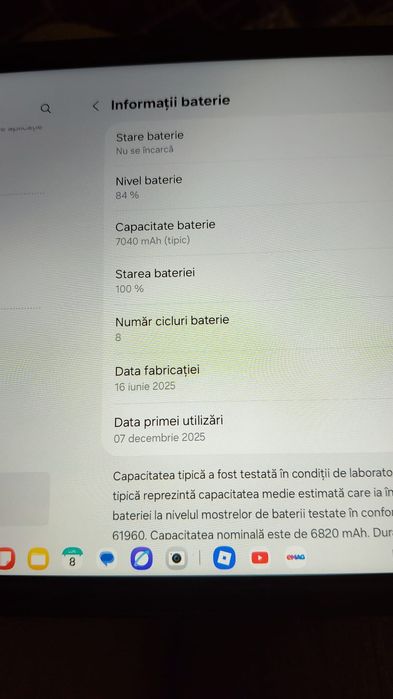 Tableta Samsung A9+ 6gb Ram memorie 128 gb