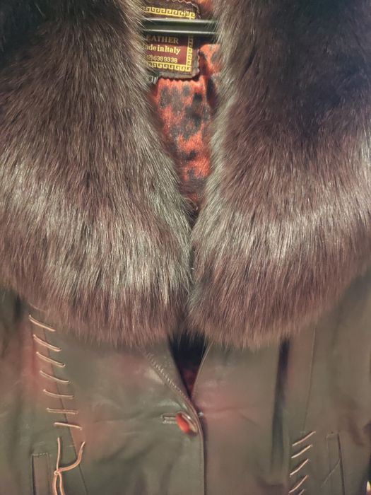 Дамско яке, естествена кожа