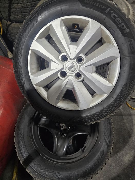 Set iarnă Logan 3 – jante oțel + Hankook 185/65 R15