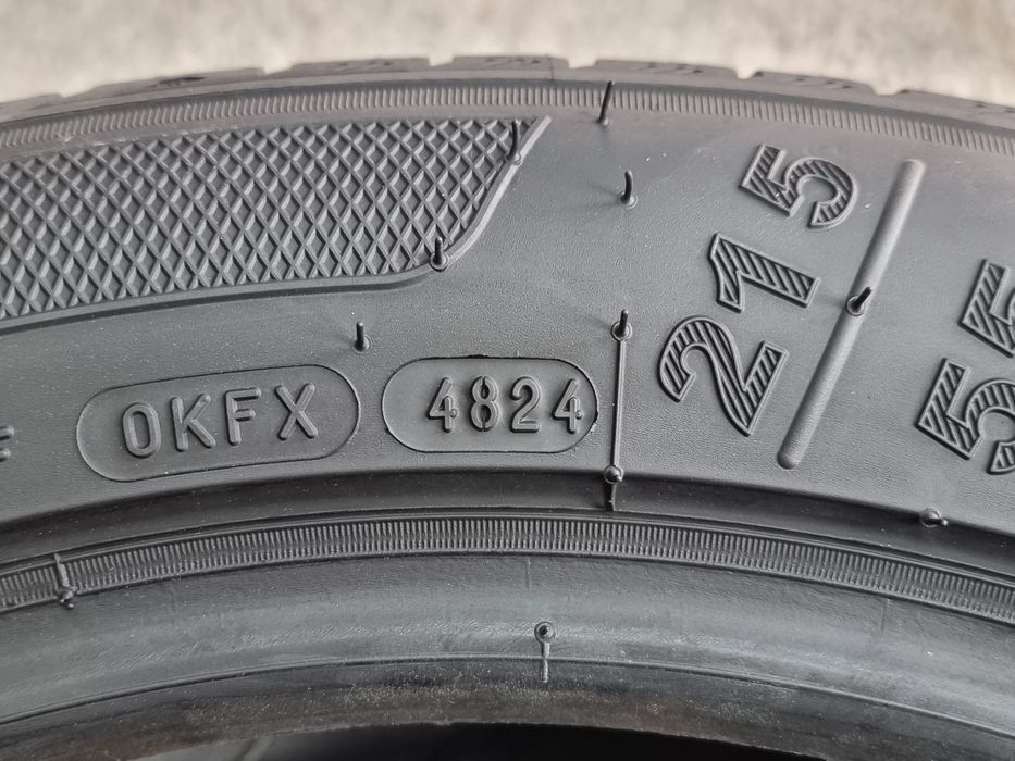 "Dot 24/25" 215/55/17 Kleber 2Броя: 150€ 6.7мм като нови!