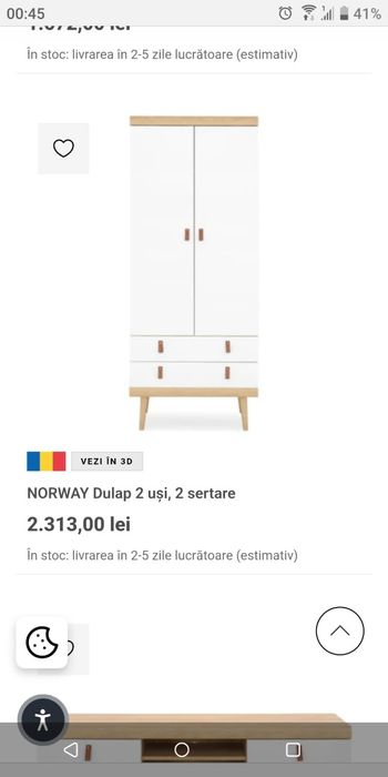 Dulap Oslo Mobexpert 80 cm