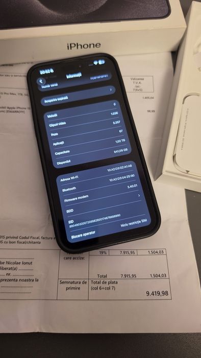 Iphone 15 ProMax 1 Tb