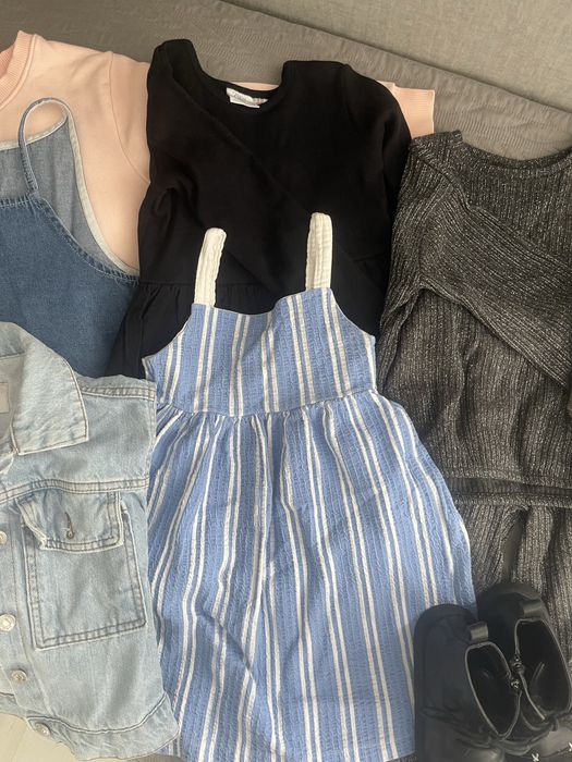 Одежда на девочку б/у 4-6 лет