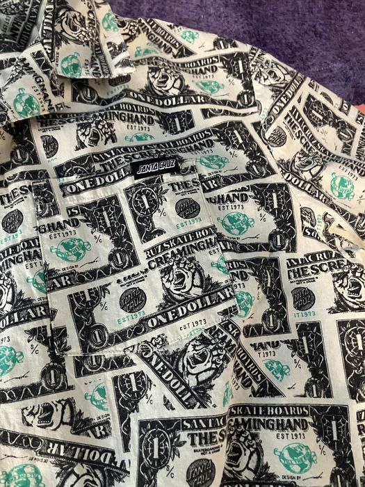 Риза с къс ръкав Santa Cruz