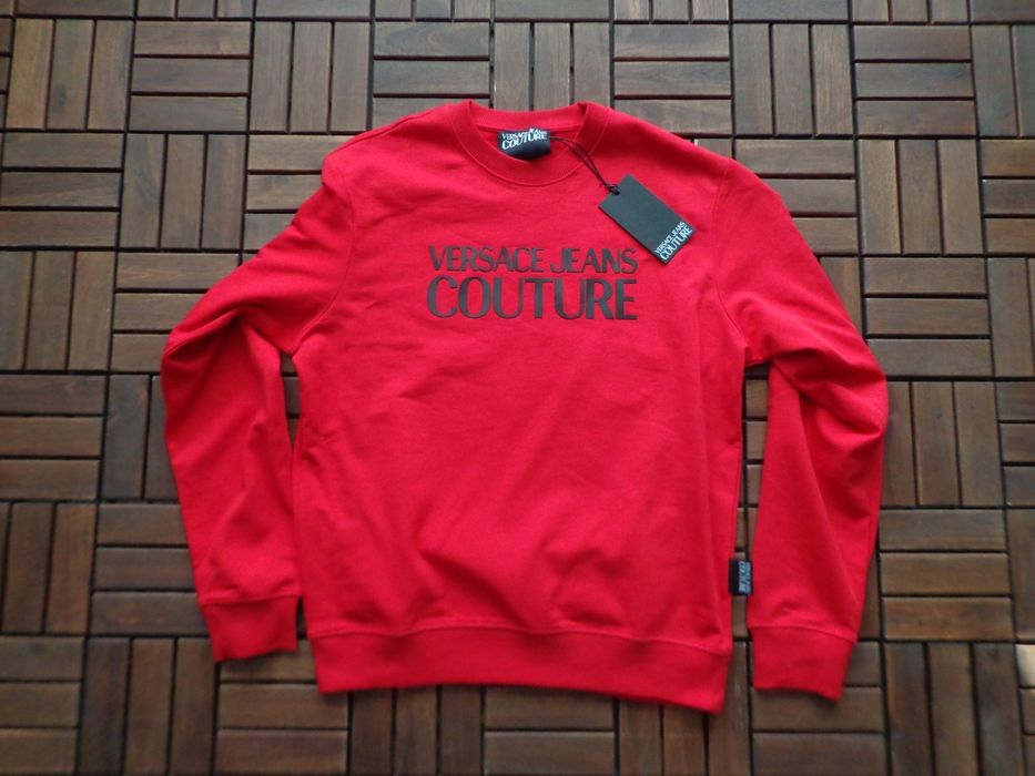 Мъжка блуза с дълъг ръкав Versace Jeans Couture Red / Black размер XL