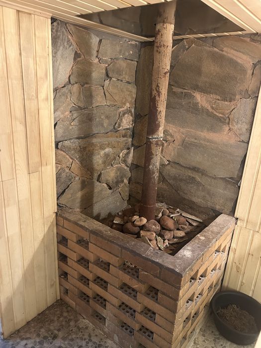 Баня на дровах.