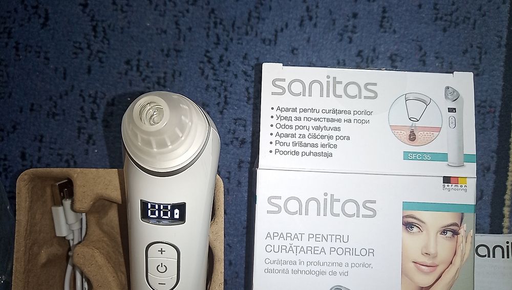 Aparat pentru curățarea porilor Sanitas