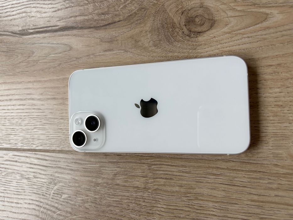 Apple iPhone 14, 128 GB, Starlight (бял) + протектори подарък
