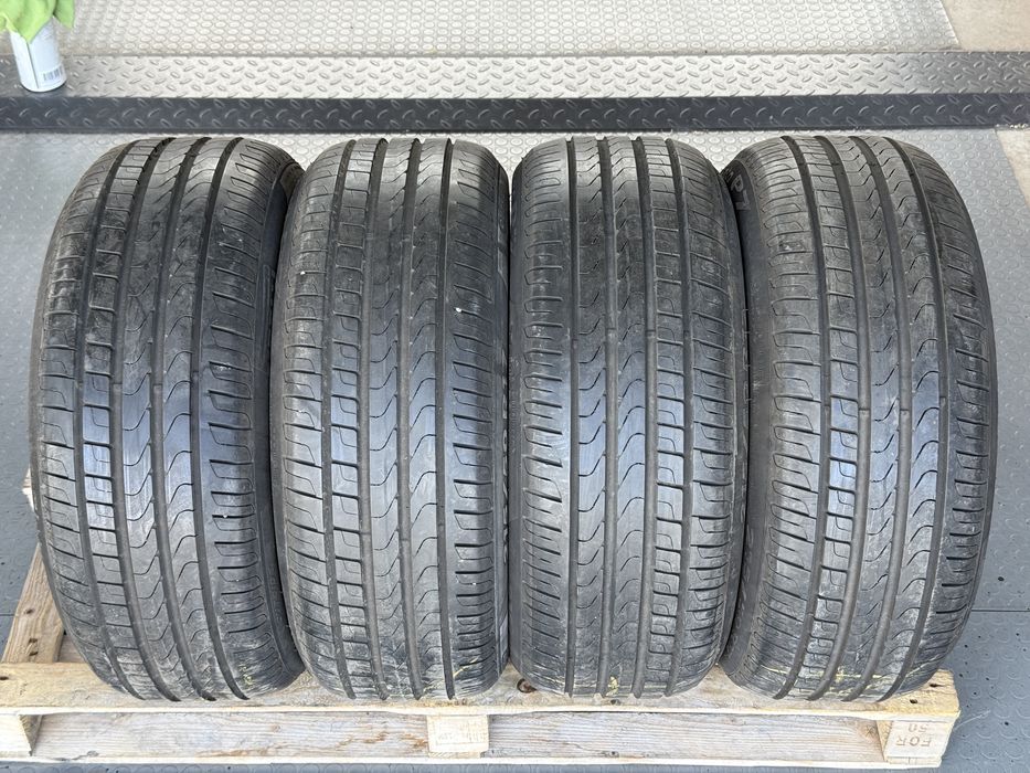 4бр. ОТЛИЧНИ Летни Гуми С Борд 215/50R/17 -PIRELLI- DOT:2018- 6.6мм+6.1мм *120€ за Комплект*