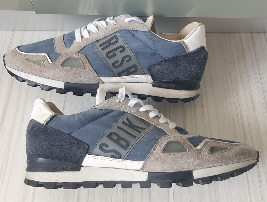 Dirk Bikkembergs Leather Sneakers / 43/27.5см ОРИГИНАЛ! Мъжки Кецове