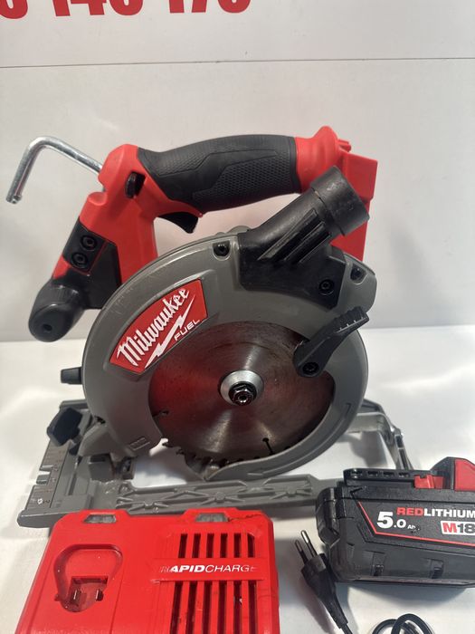 Milwaukee M18 CCS 55 circular lemn tego osb cofrage tamplarie