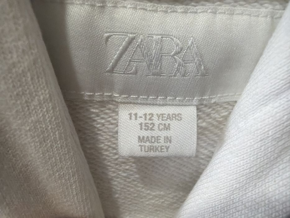 Белое худи на мальчика zara